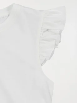 Robe bimatière fleurie fille (3-12A)