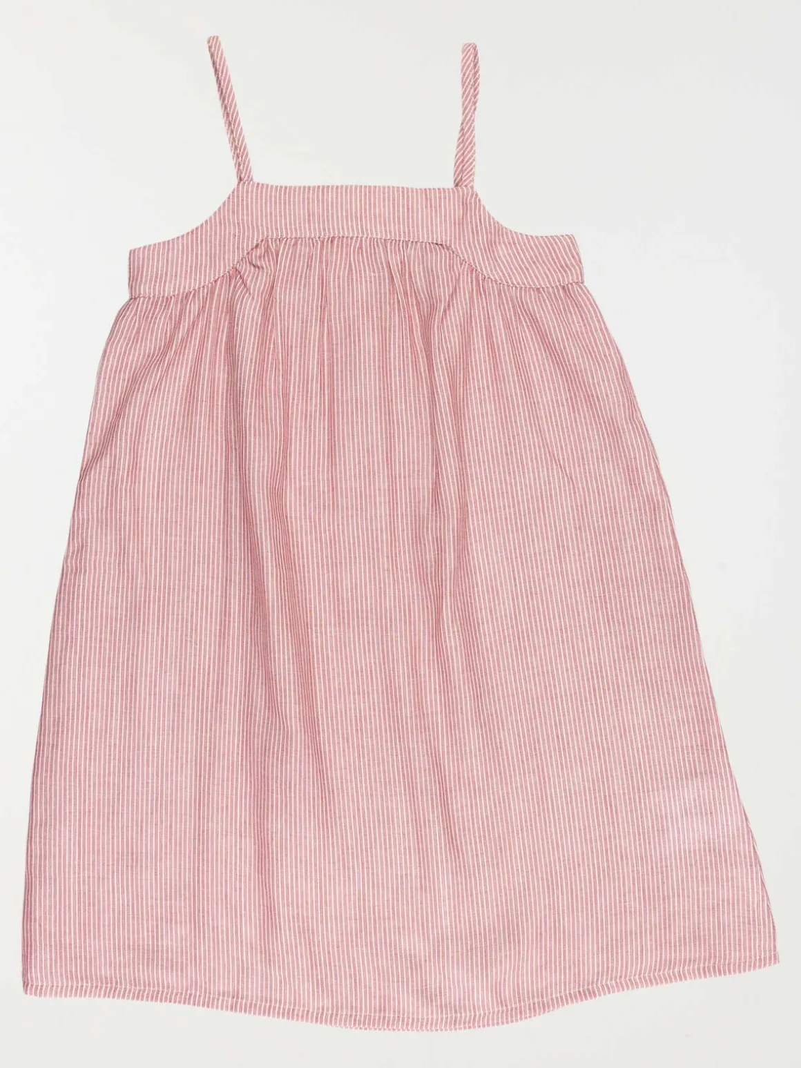 Robe bretelles vieux rose fille (3-12A)