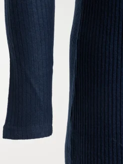 Robe col roulé grande taille femme