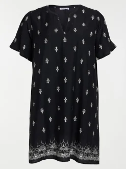 Robe courte femme grande taille