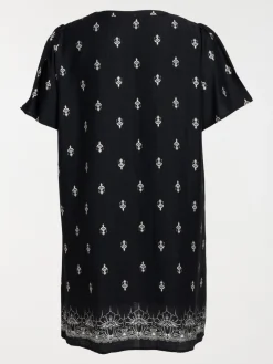Robe courte femme grande taille