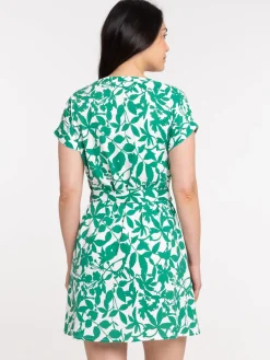 Robe courte imprimée femme