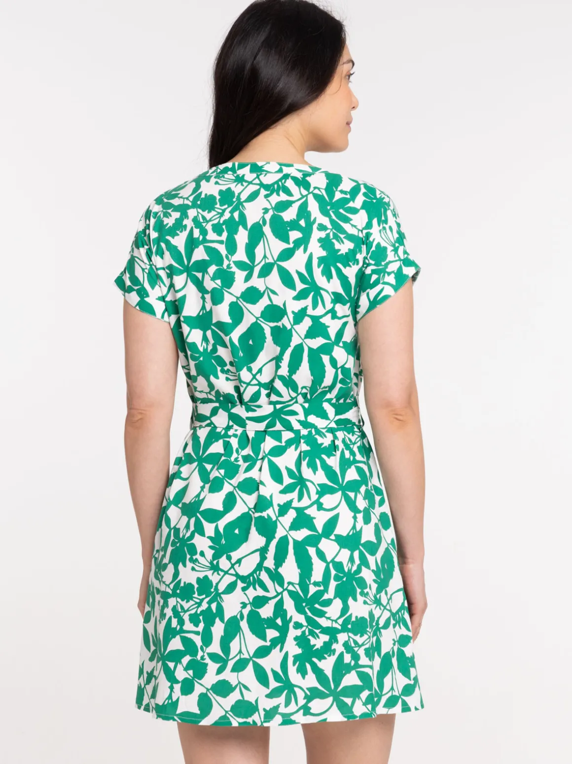 Robe courte imprimée femme