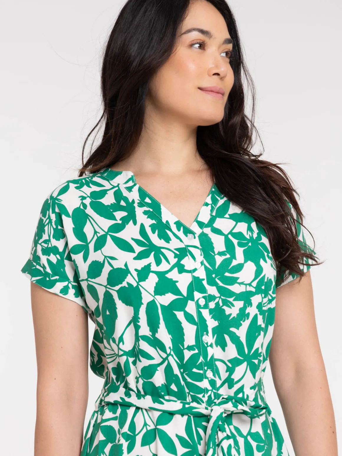 Robe courte imprimée femme