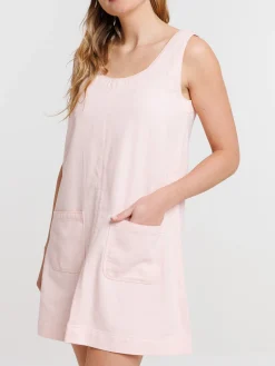 Robe courte retro pink femme
