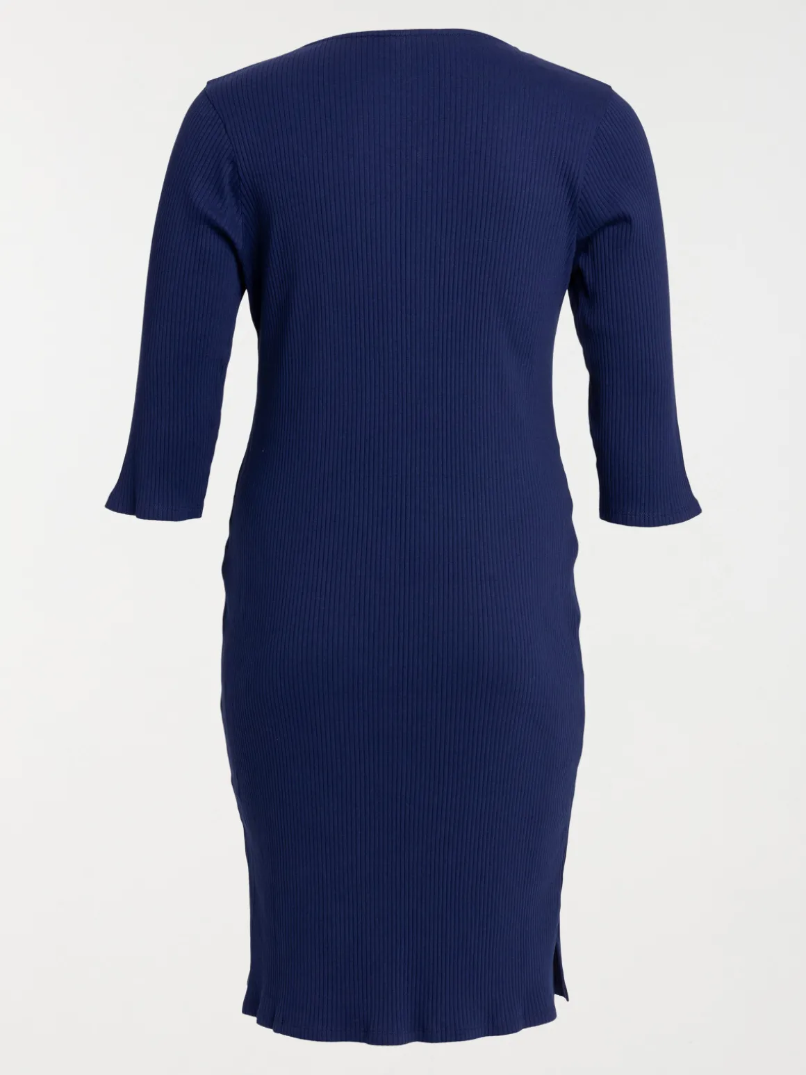 Robe côtelée grande taille femme
