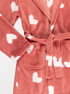 Robe de chambre coeur fille (3-12A)