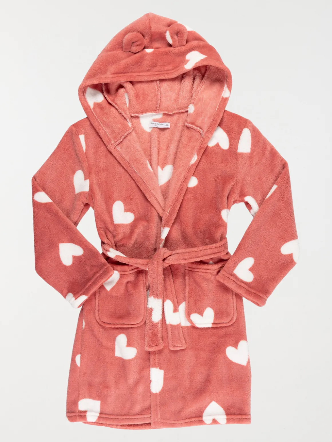 Robe de chambre coeur fille (3-12A)