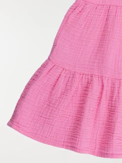 Robe double gaz de coton fille (3-12A)