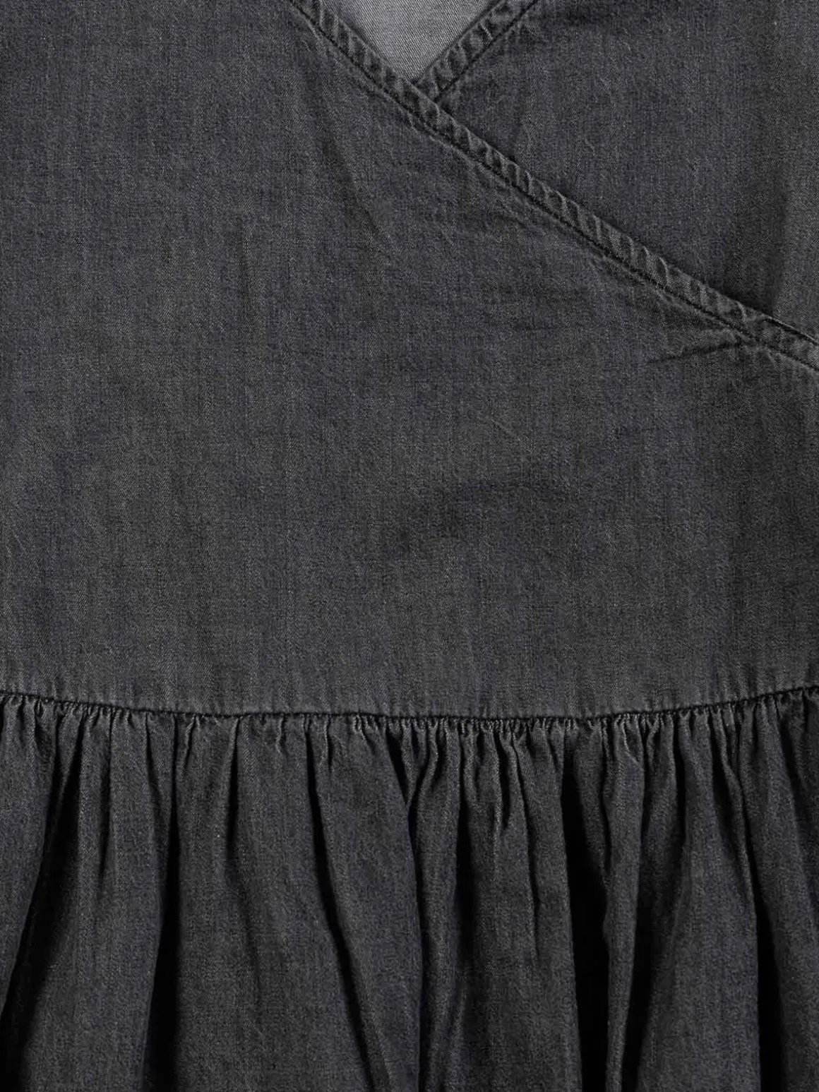 Robe en jean noire fille (3-12A)