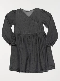 Robe en jean noire fille (3-12A)