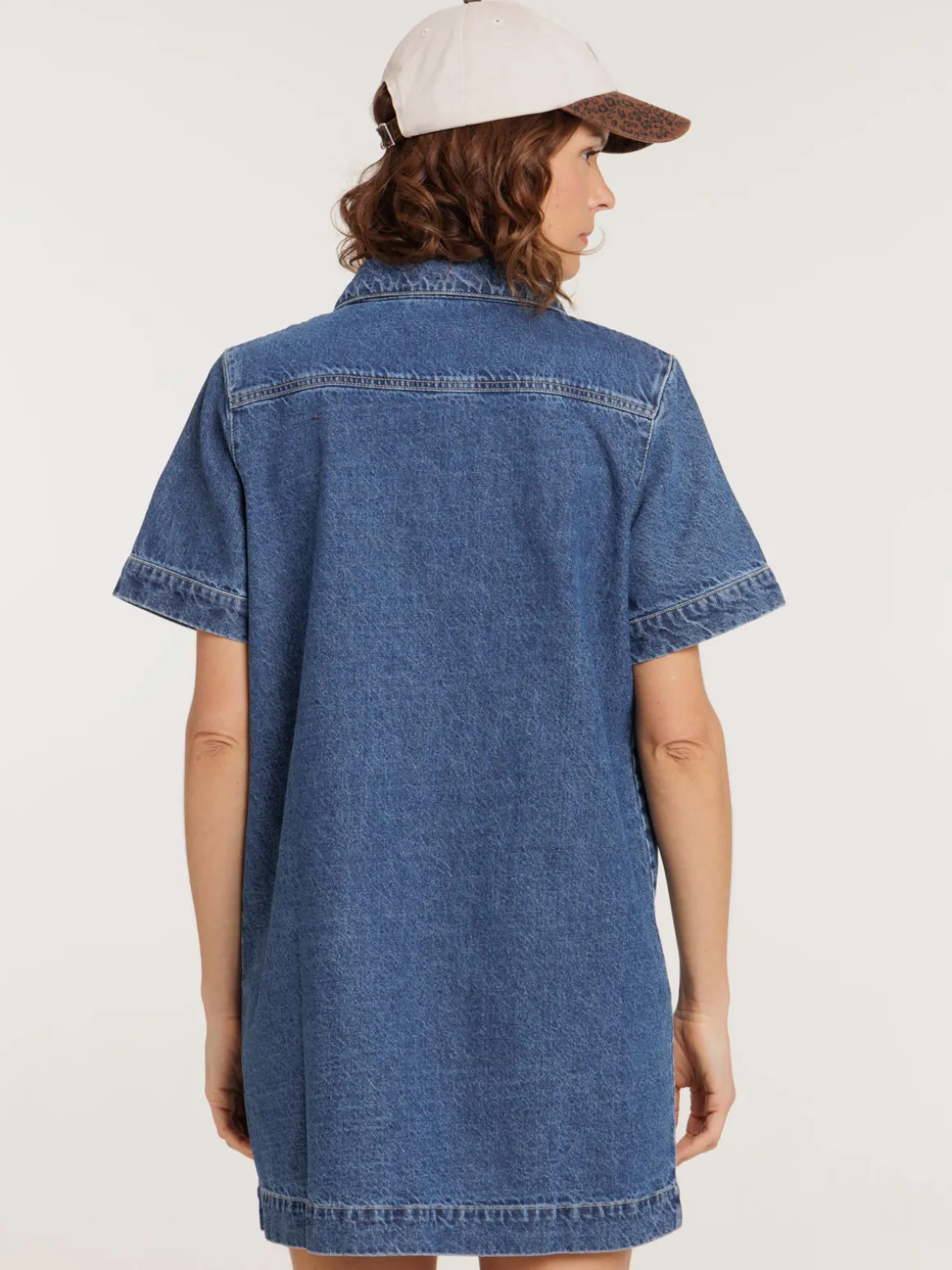 Robe en jean stone femme