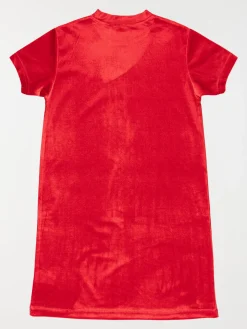 Robe en velours rouge fille (10-16A)