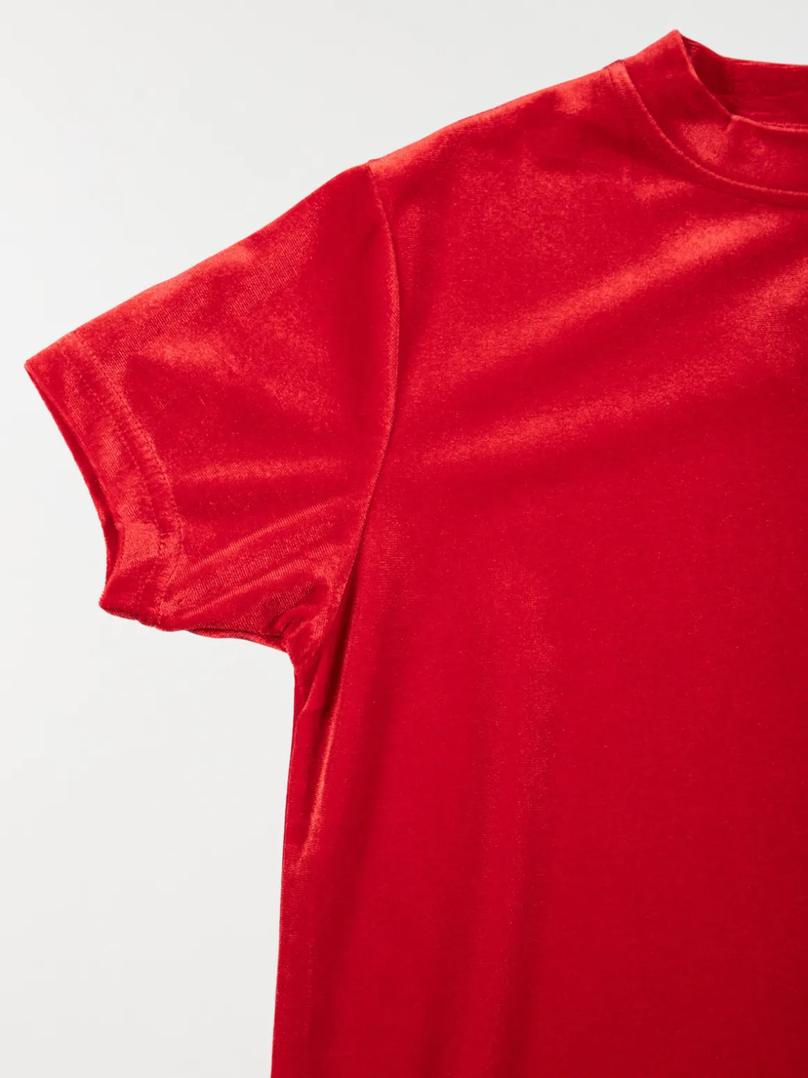 Robe en velours rouge fille (10-16A)