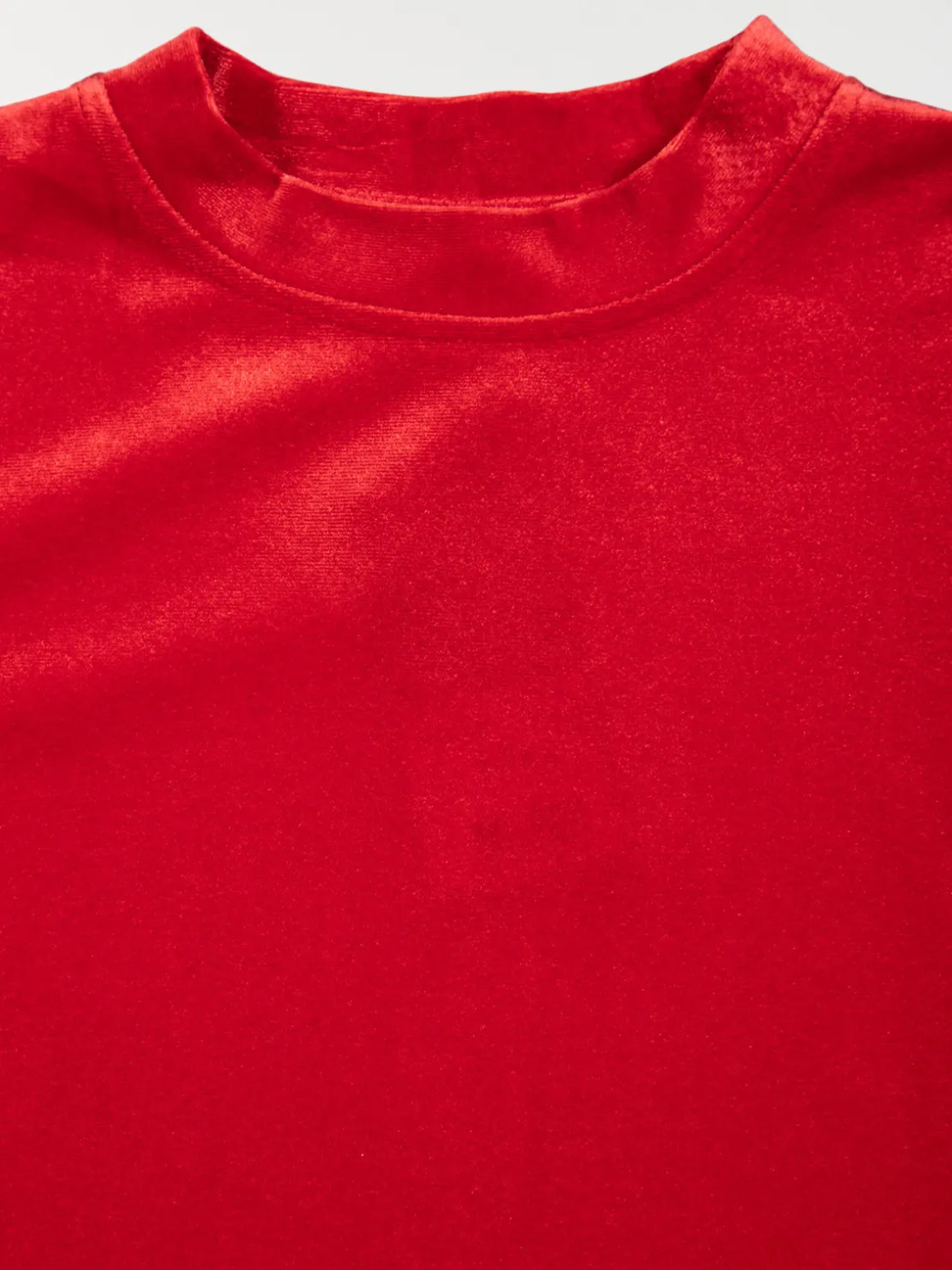 Robe en velours rouge fille (10-16A)