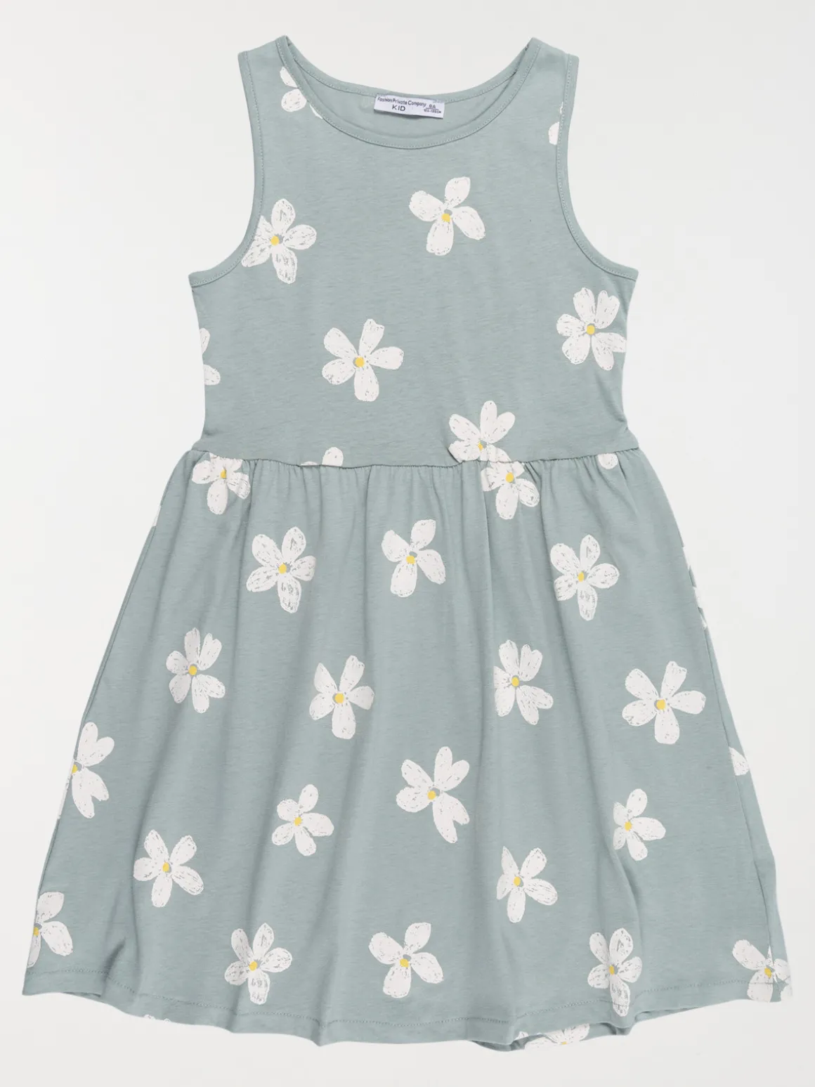 Robe fleurie sans manches fille (3-12A)