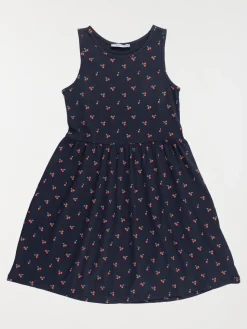Robe imprimé cerise fille (3-12A)
