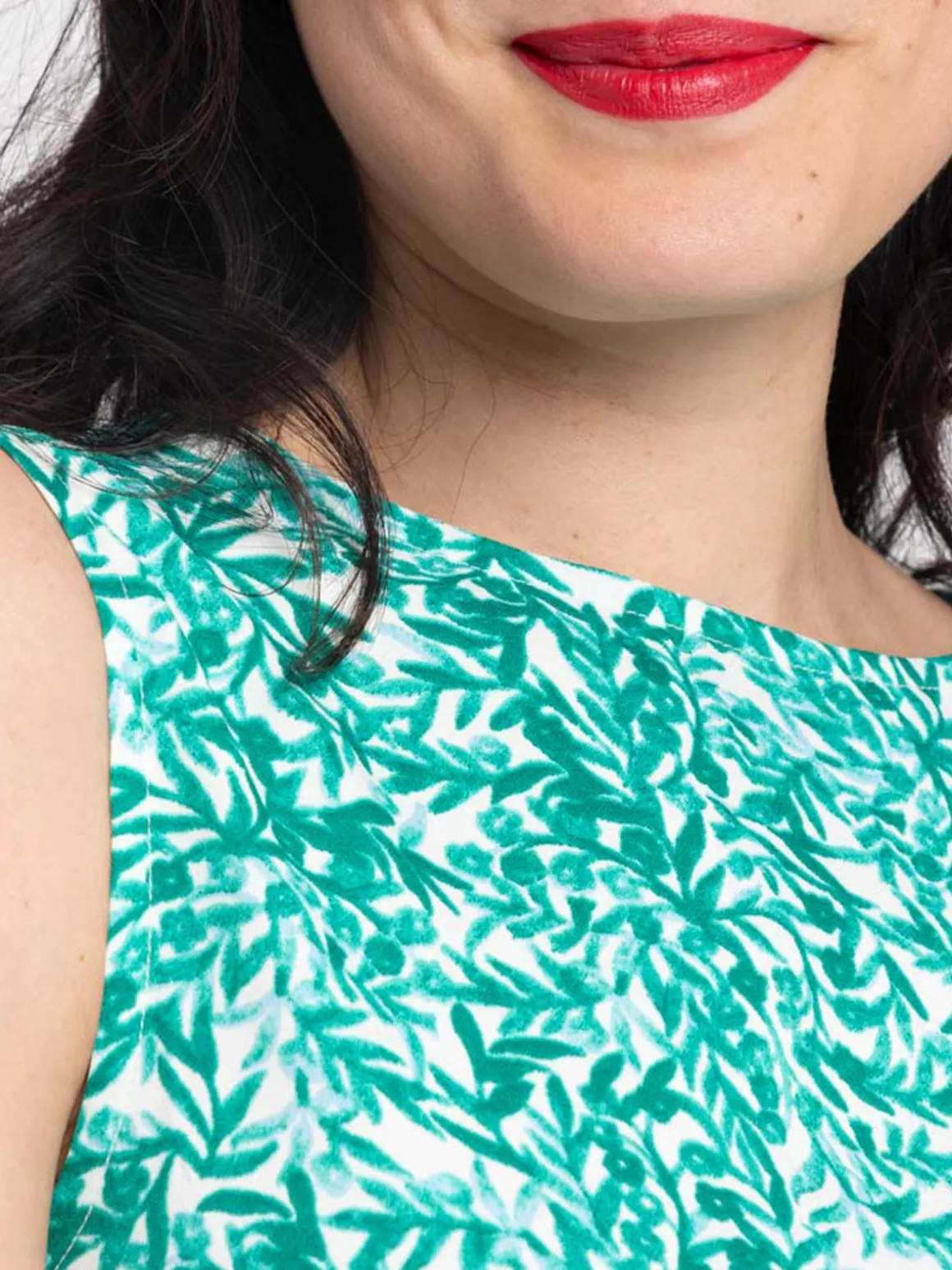 Robe imprimée fleurie femme