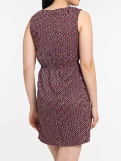 Robe imprimée graphique femme