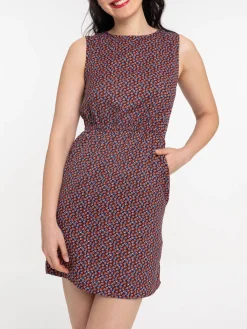 Robe imprimée graphique femme