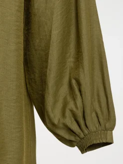 Robe kaki indien grande taille femme