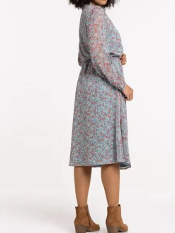 Robe longue fleurie femme