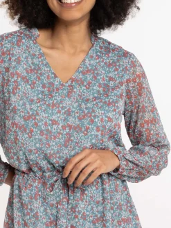 Robe longue fleurie femme