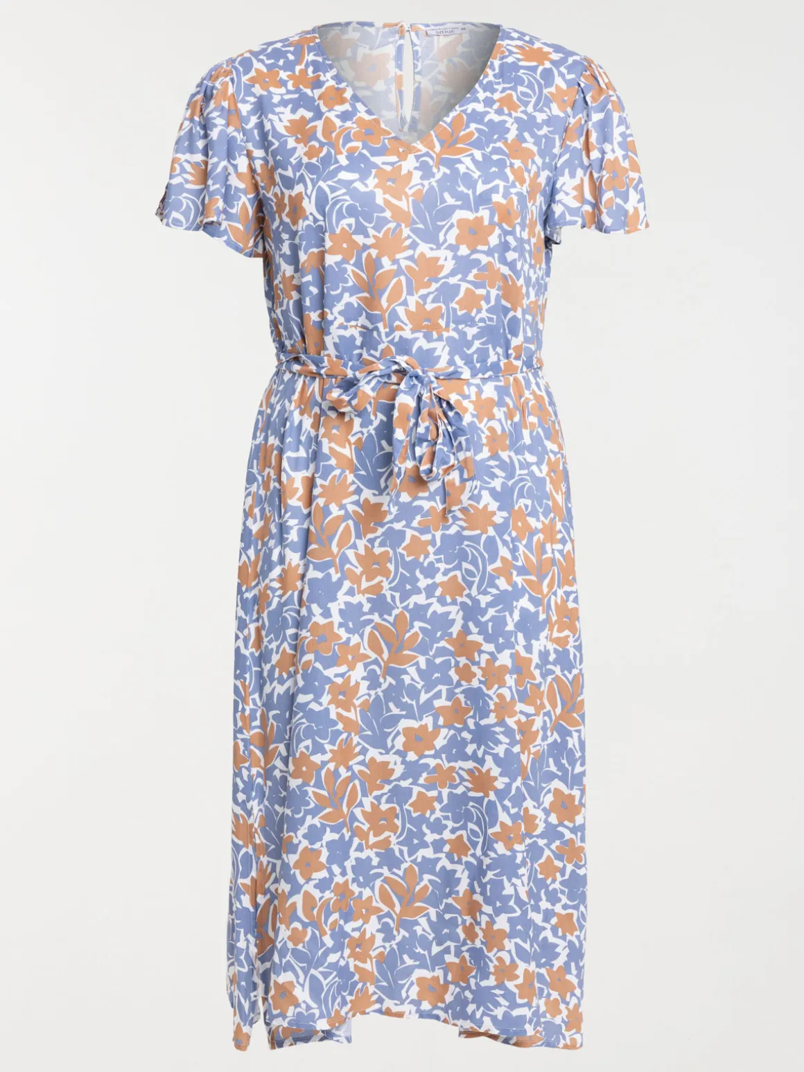 Robe longue fleurie grande taille femme