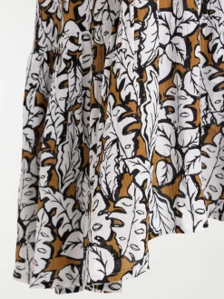 Robe longue imprimée femme