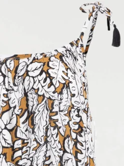 Robe longue imprimée femme