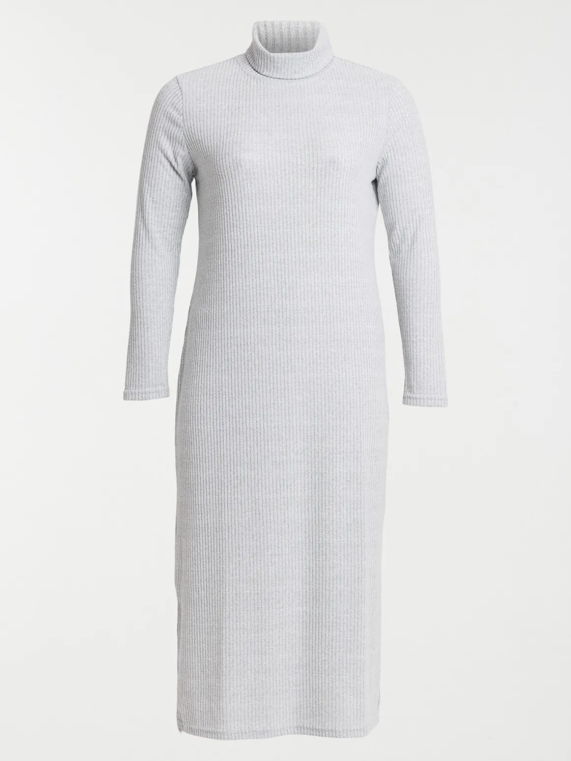 Robe longue maille grande taille femme