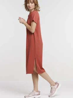 Robe longue motif coeur doré femme