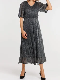 Robe longue noire femme