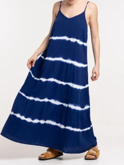 Robe longue tie and dye femme