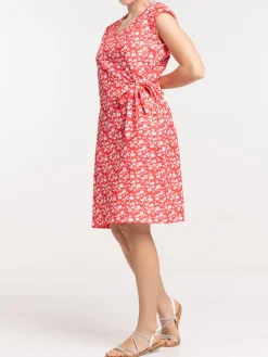 Robe maille imprimée red femme