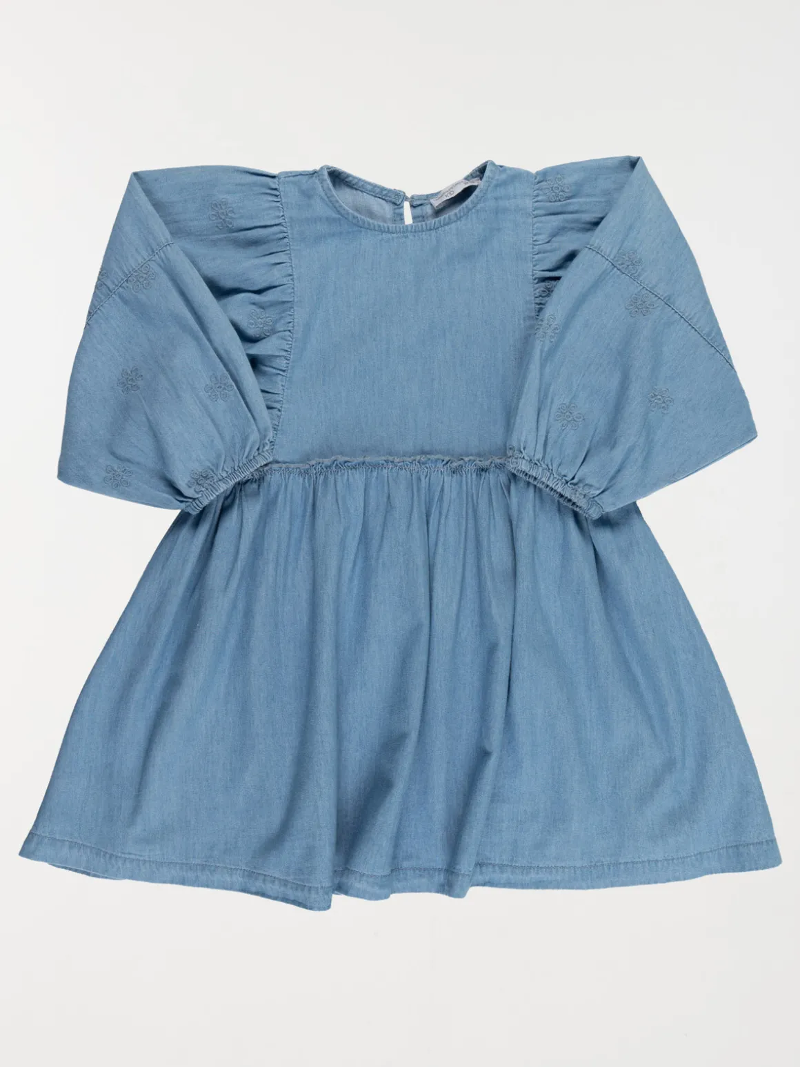 Robe manches bouffantes fille (3-12A)