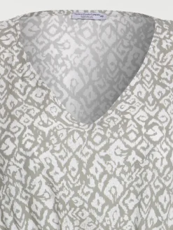 Robe motif ethnique grande taille femme