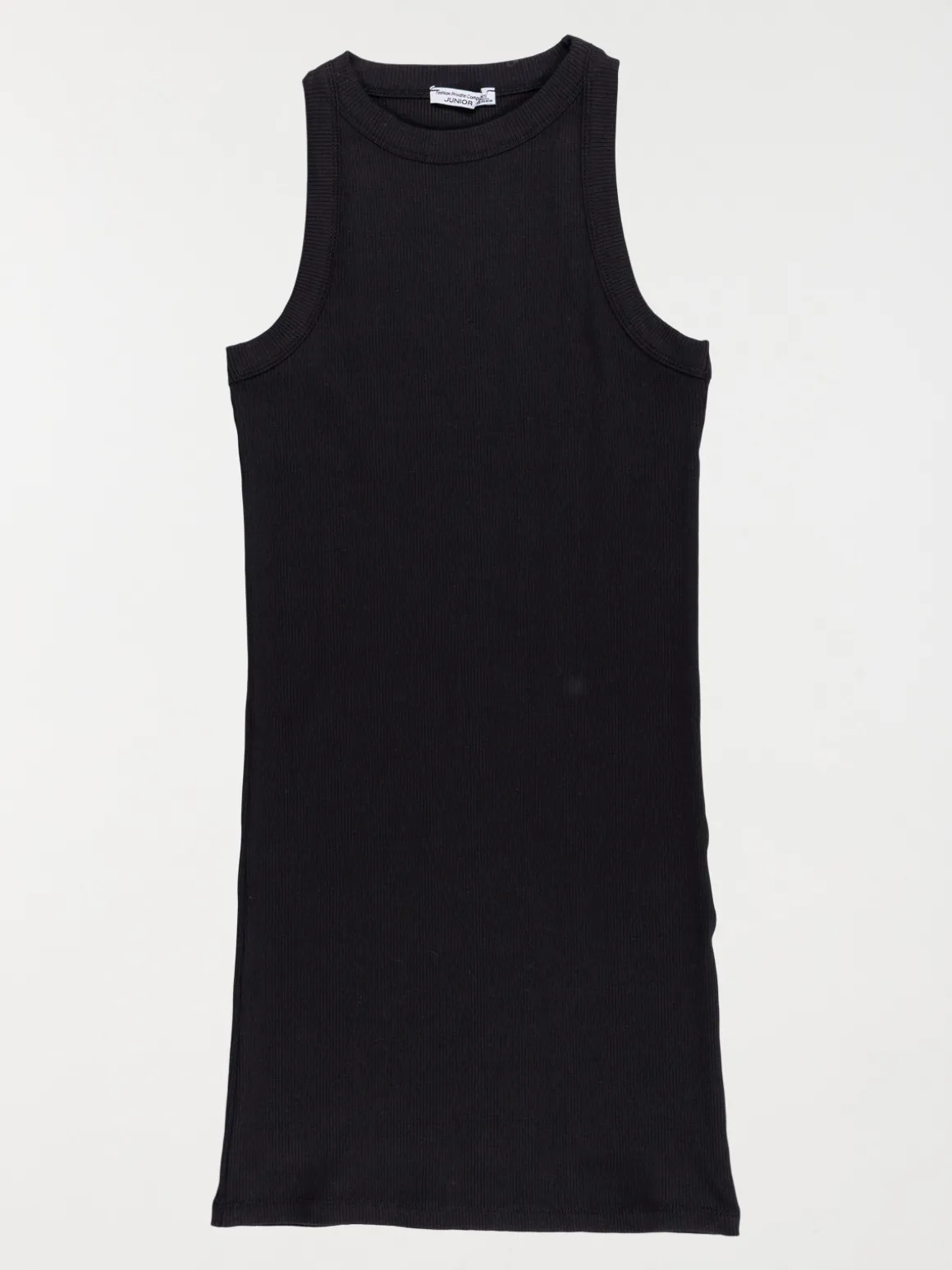 Robe noire côtelée fille (XXS-M)