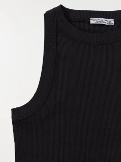 Robe noire côtelée fille (XXS-M)