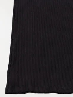 Robe noire côtelée fille (XXS-M)