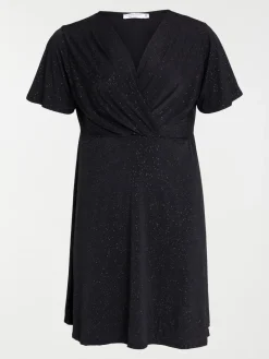 Robe paillette grande taille femme