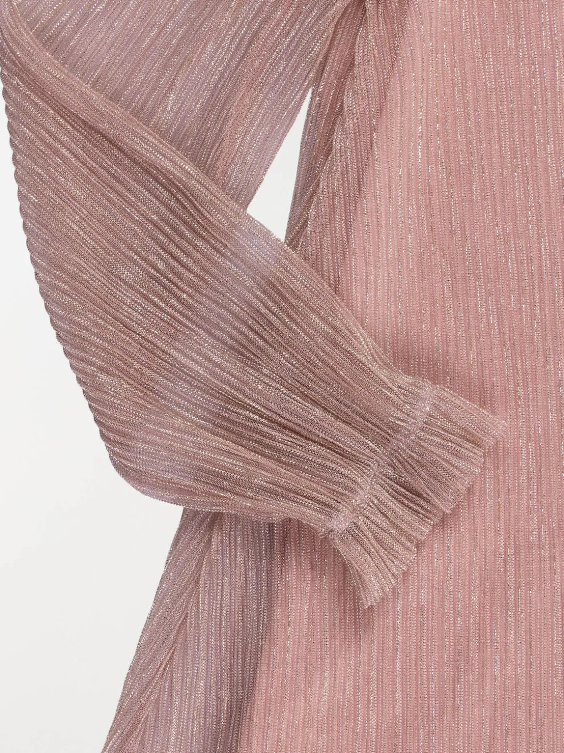 Robe plissée quartz rose fille (3-12A)