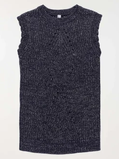 Robe pull sans manches fille (3-8A)