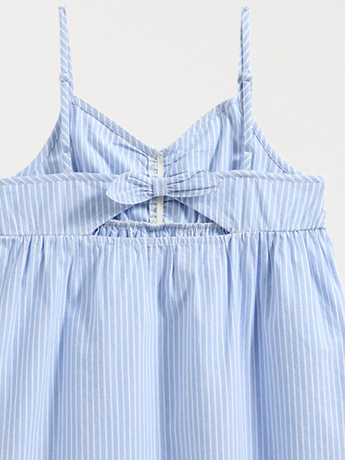 Robe rayée à bretelles fille (XXS-M)