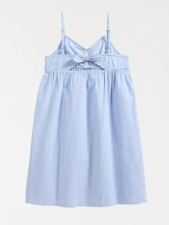 Robe rayée à bretelles fille (XXS-M)