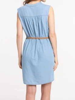 Robe saharienne bleached femme