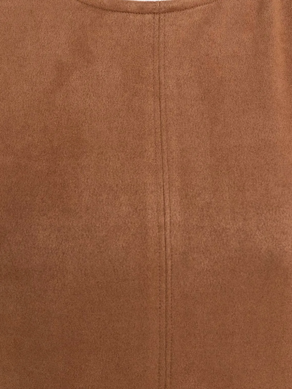 Robe suédine camel grande taille femme