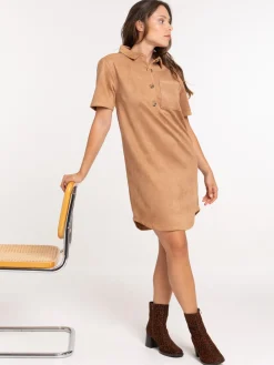 Robe suédine femme