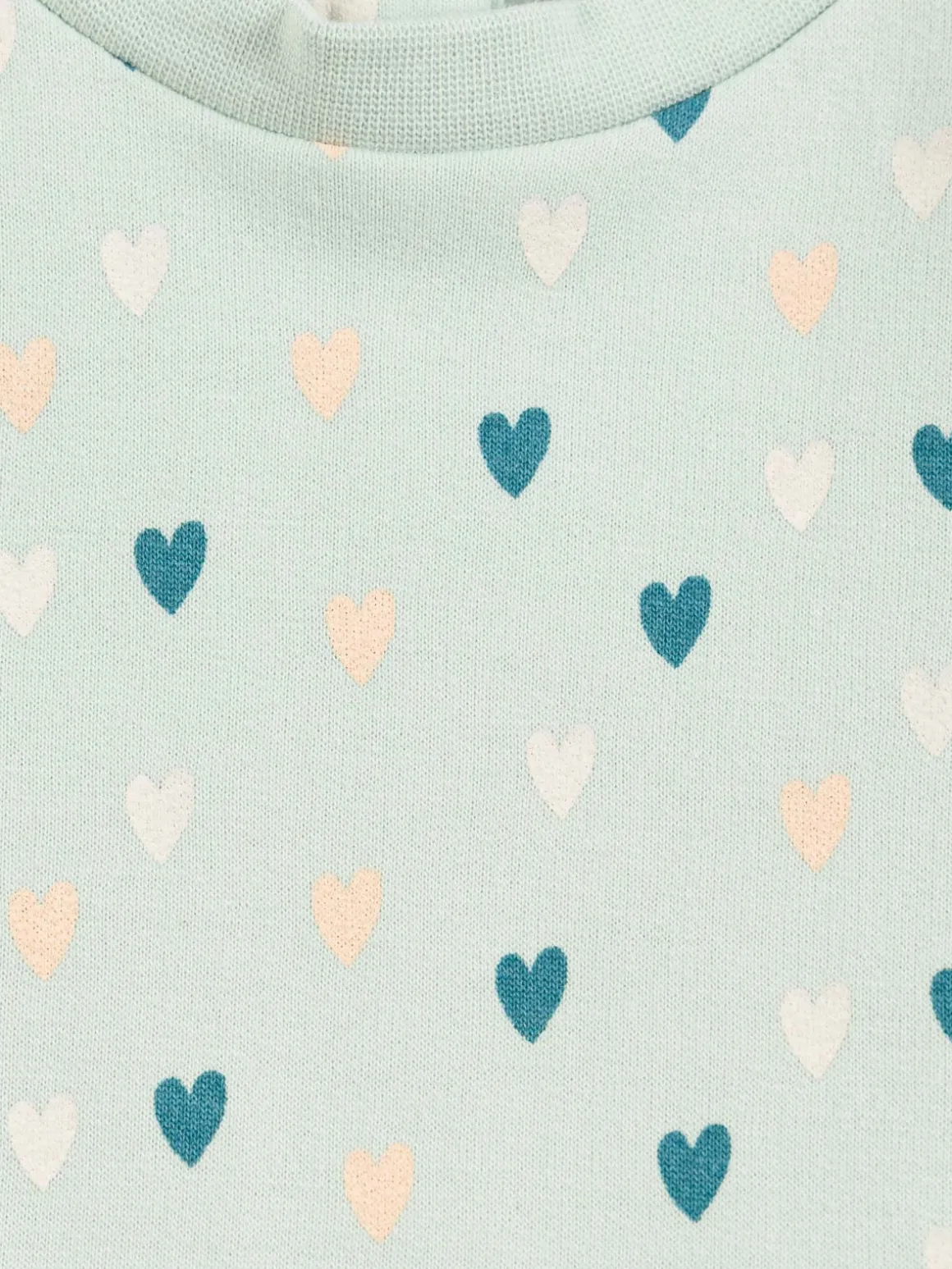 Robe sweat motif coeur fille (3-36M)