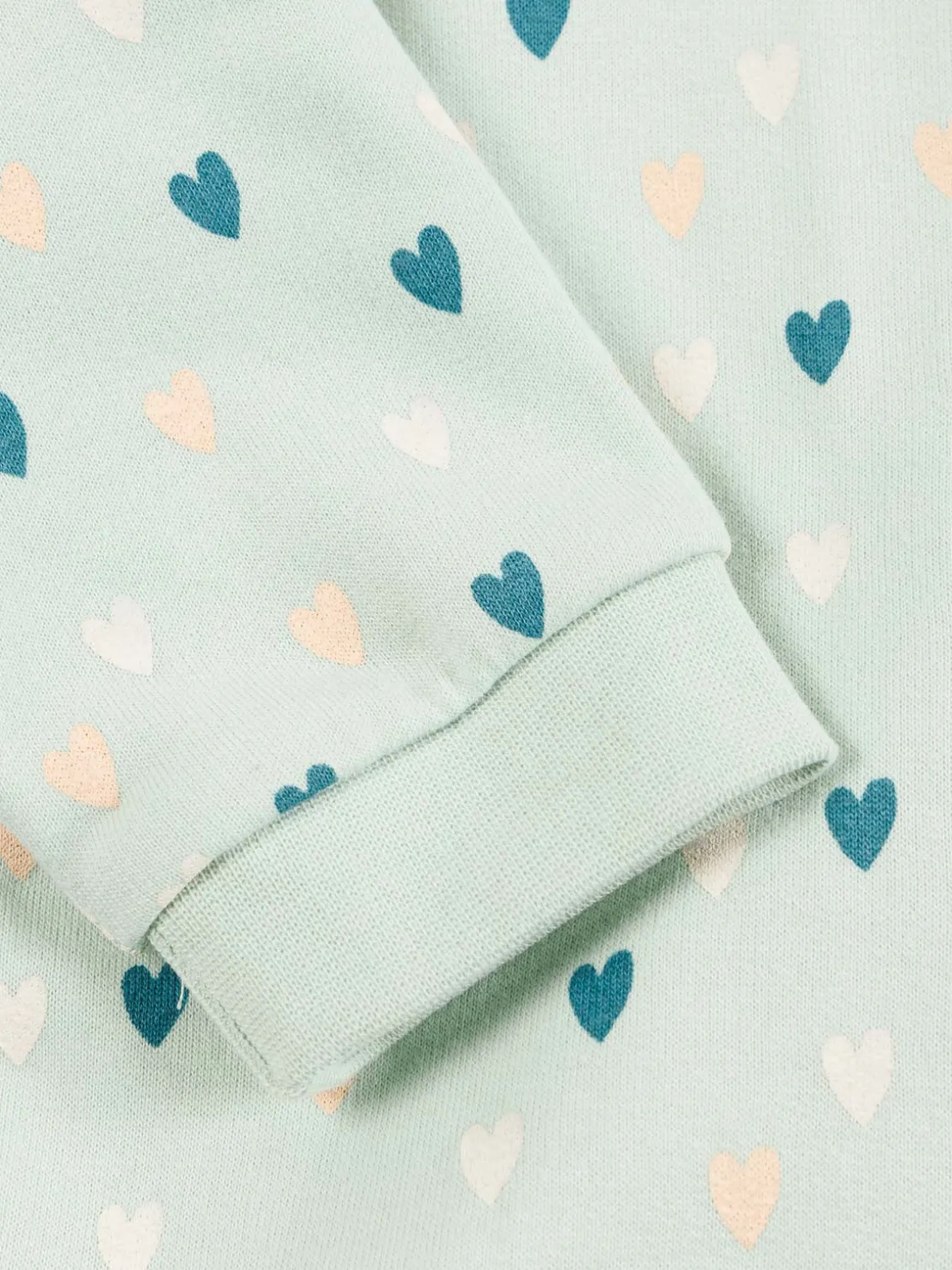 Robe sweat motif coeur fille (3-36M)